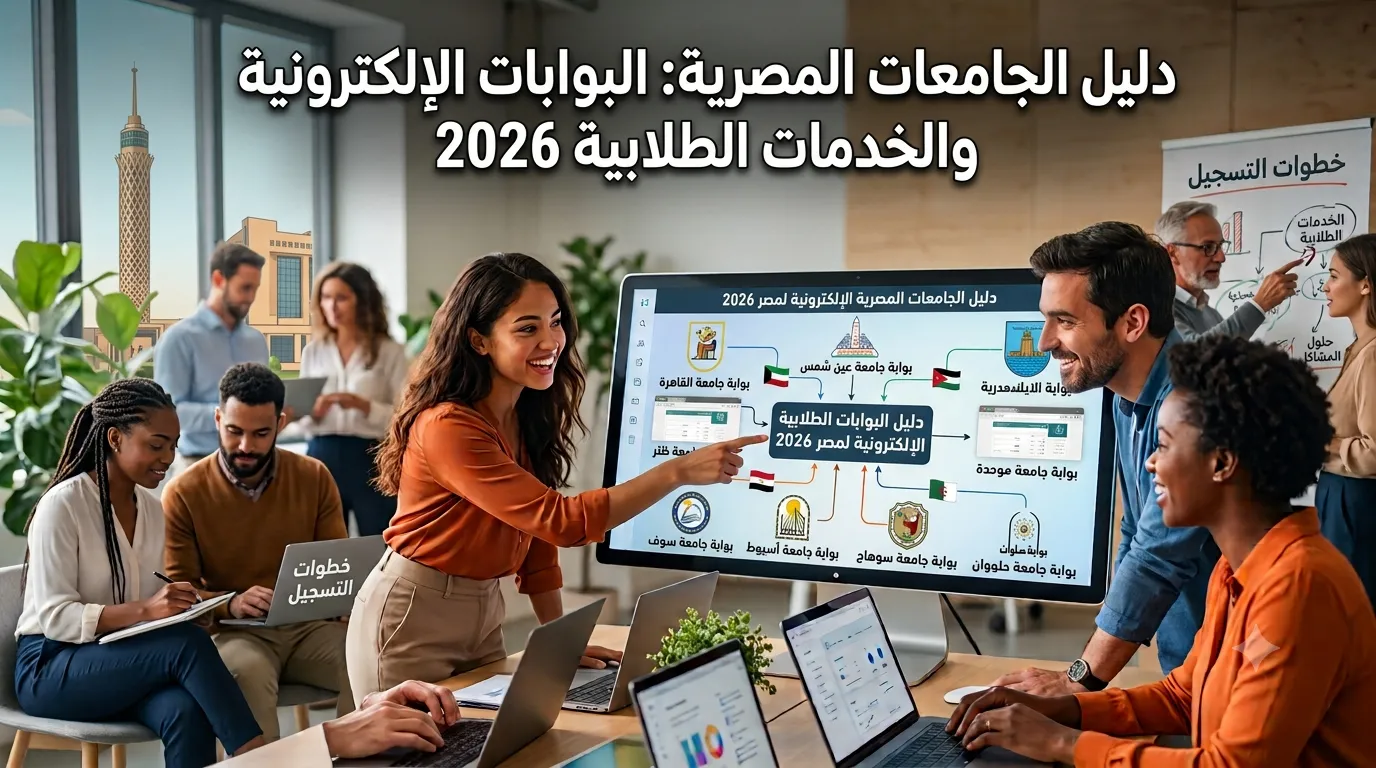 دليل الجامعات المصرية: البوابات الإلكترونية والخدمات الطلابية 2026
